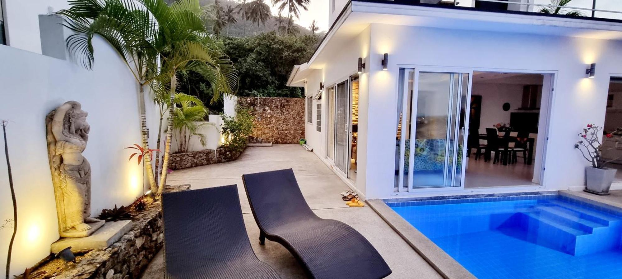 Villa Paradise, Pool And Sea View チャウエン エクステリア 写真